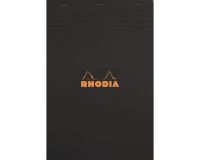 Block Rhodia black 210 x 318 mm 5 x 5 80 sheets