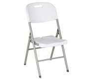 Silla plegable polivalente blanca