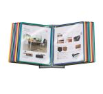 Protège-documents pivotant Tarifold PVC A4 couleurs assorties - 30 pochettes