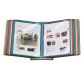 Protège-documents pivotant pupitre Djois by Tarifold PVC A4 30 pochettes - 60 vues couleurs assorties