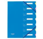 Trieur à élastiques carton / plastique Extendos 7 compartiments A4