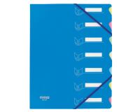 Trieur à élastiques carton / plastique Extendos 7 compartiments A4