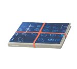 Bracelets caoutchouc en croix couleurs assorties - Boîte de 25