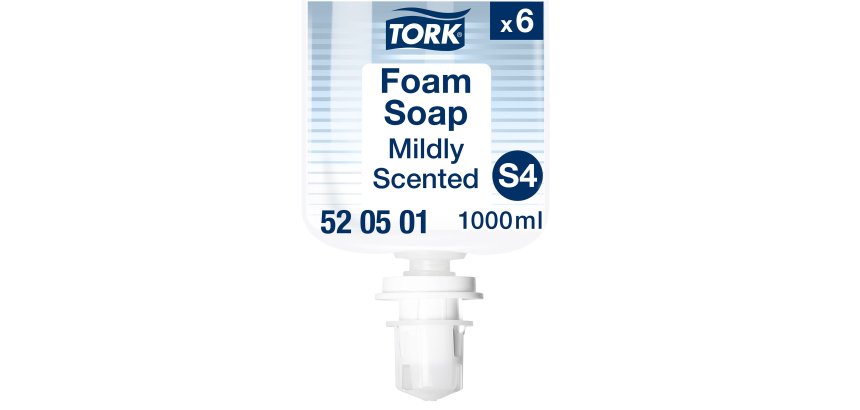 Schuimzeep Tork S4 Premium zacht - Navulling 1 liter