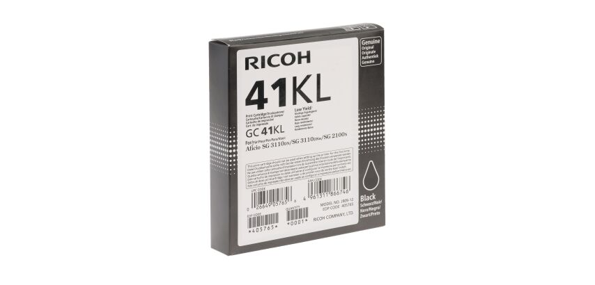 Cartouche Ricoh GC41 cartouches couleurs séparées pour imprimante gel d'encre