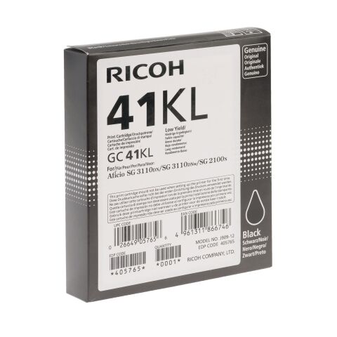 Ricoh GC-41 (405765) cartucho original negro de alta capacidad (600 páginas)