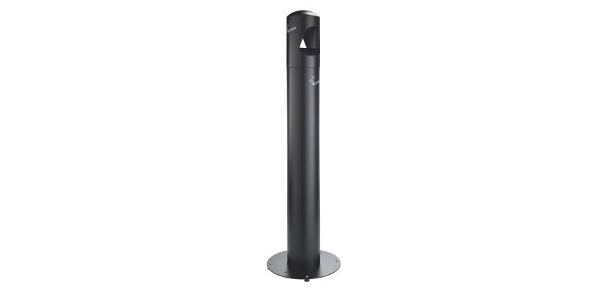 Exterior ashtray 8 L tube-shaped