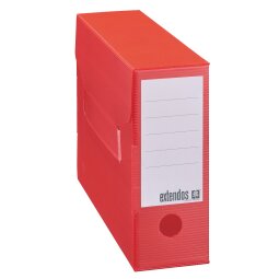 Archive boxes Extendos in plastic back 10 cm assorted colours