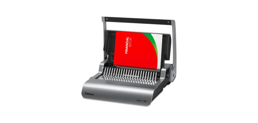 Rilegatrice a dorsi plastici Fellowes Quasar+ 500 Manuale - 500 fogli