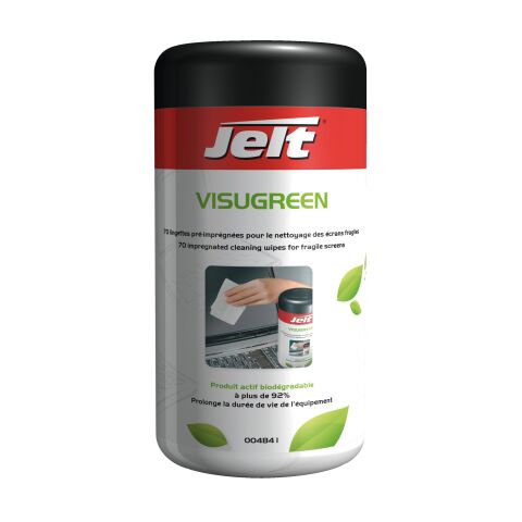 Toallitas húmedas para equipos informáticos Visugreen - Paquete de 70