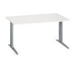 Gb_bureau droit 140blanc alu metal plus excellens
