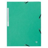 Carpeta 3 solapas cartulina brillante 350 g A4