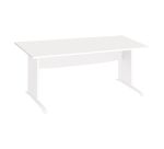 Excellens Bruneau desk, L-shaped wooden base