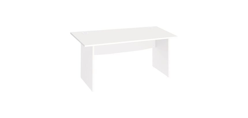 Bureau droit L 160 cm piètement plein Essens