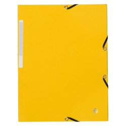 Carpeta 3 solapas cartulina brillante 350 g A4 Amarillo