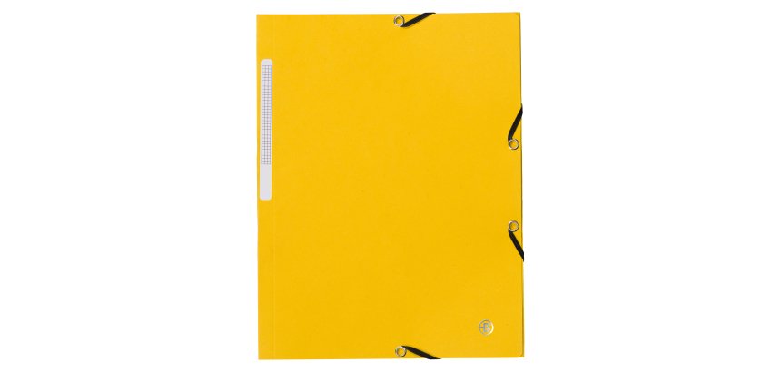 Chemise à élastique 3 rabats carte Bruneau 24 x 32 cm dos 2 cm couleur