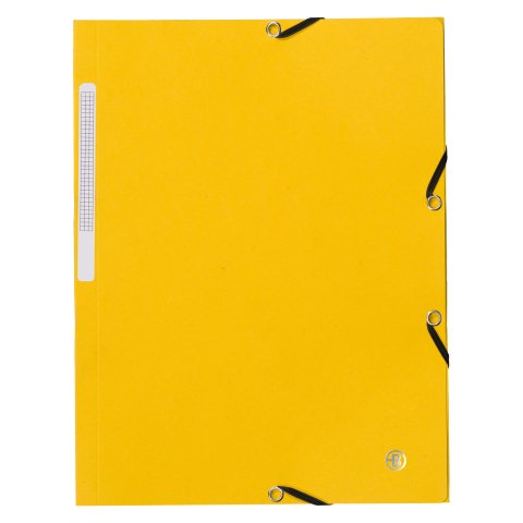 Carpeta 3 solapas cartulina brillante 350 g A4 Amarillo