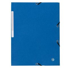 Carpeta 3 solapas cartulina brillante 350 g A4
