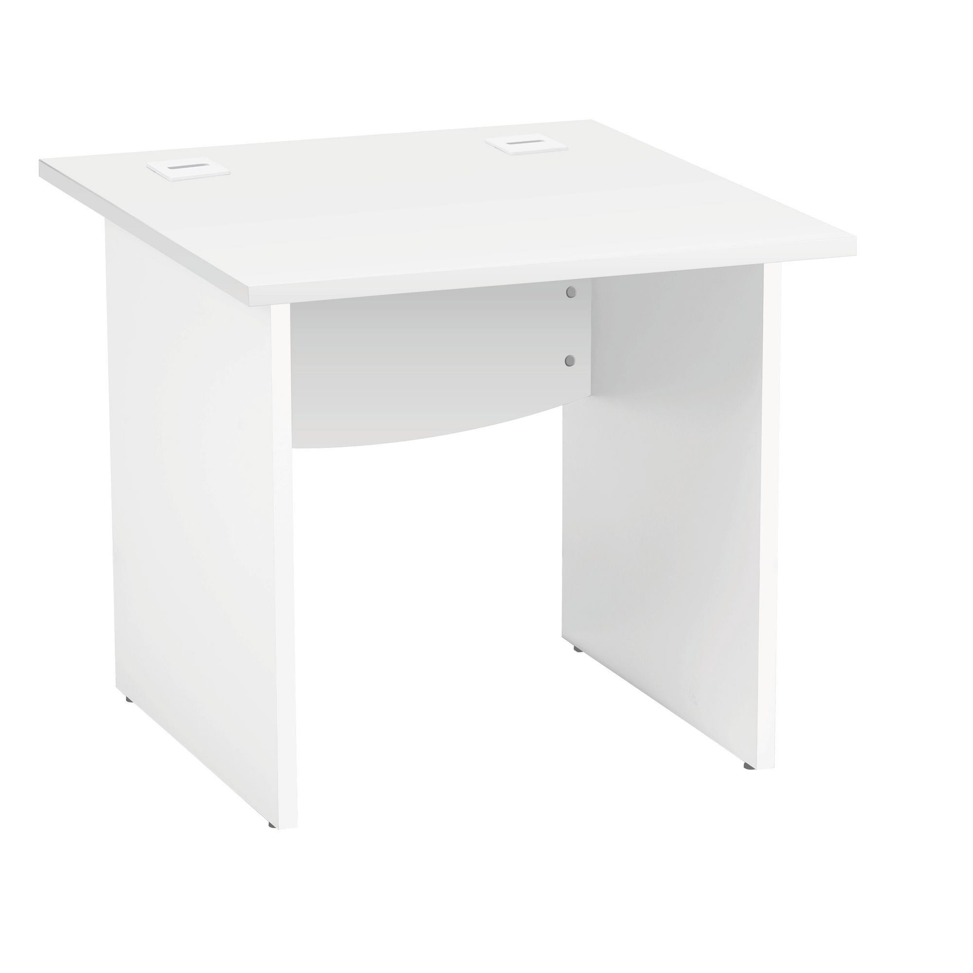 Bureau droit L 80 cm piètement plein Essens