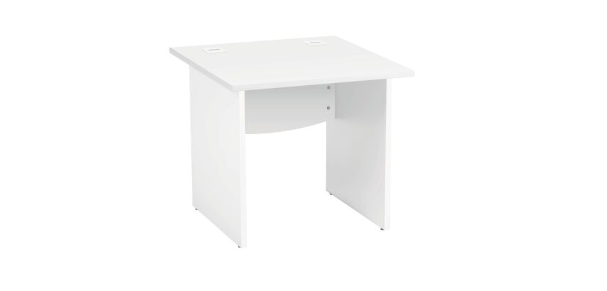 Bureau droit L 80 cm piètement plein Essens