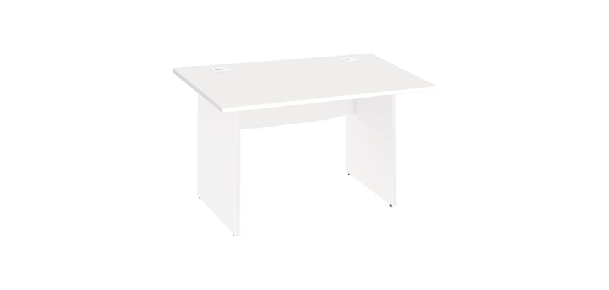 Bureau droit L 120 cm piètement pleins Essens