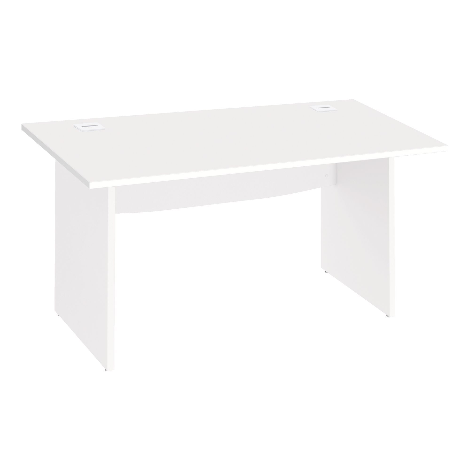 Straight desk with solid wood legs Bruneau Excellens
