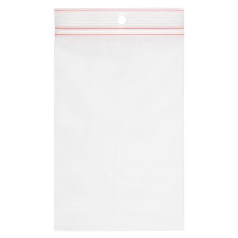 Sachet transparent Minigrip à fermeture Zip 120 x 180 mm - Carton de 1000