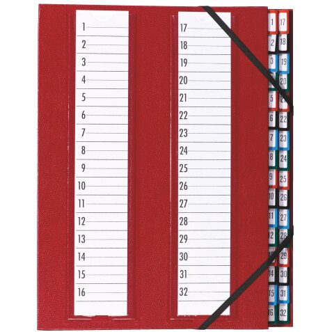 Sorting folder luxury metal Extendos 32 divisions 