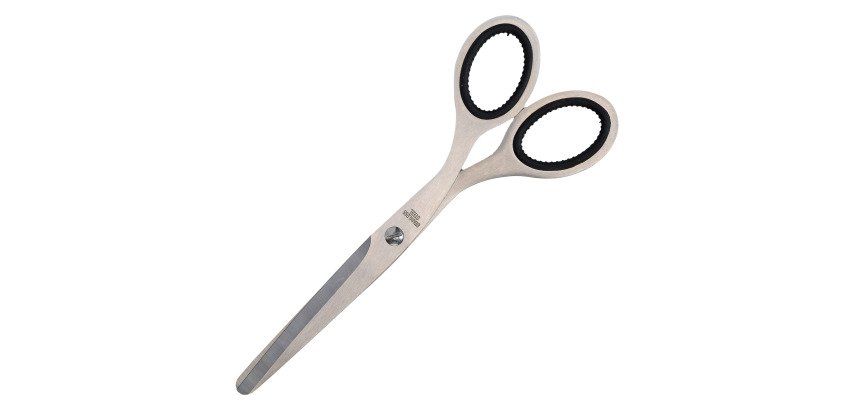Tijeras cromadas de 17 cm