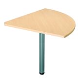 Angle de liaison 90° hêtre pied tube réglable en hauteur Essens