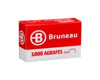 Agrafe Bruneau 26/6 galvanisée - Boîte de 1000