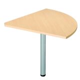 Angle de liaison 90° hêtre pied tube réglable en hauteur Essens