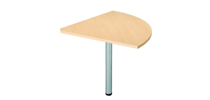 Angle de liaison 90° hêtre pied tube réglable en hauteur Essens