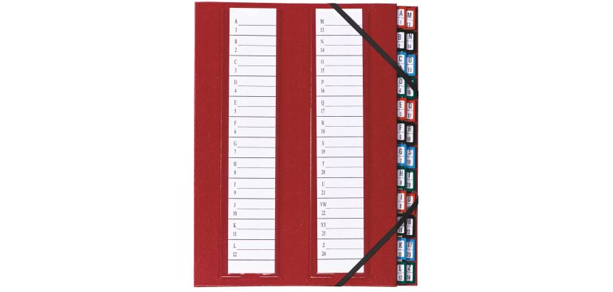 Trieurs luxe onglets métal Extendos 24 divisions