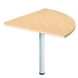 Angle de liaison 90° hêtre pied tube réglable en hauteur Essens