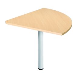 Angle de liaison 90° hêtre pied tube réglable en hauteur Essens