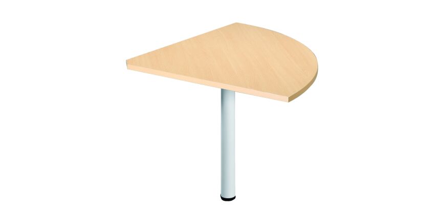 Angle de liaison 90° hêtre pied tube réglable en hauteur Essens