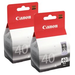 Canon PG 40 Pack cartouche de 2 noires pour imprimante jet d'encre