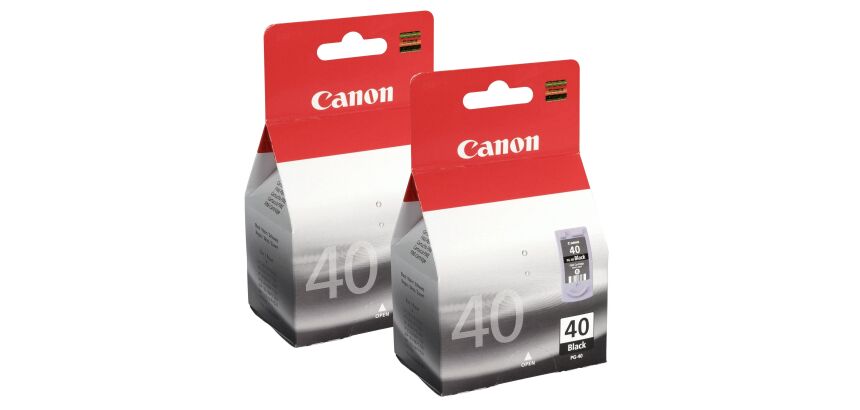 Canon PG 40 Pack cartouche de 2 noires pour imprimante jet d'encre