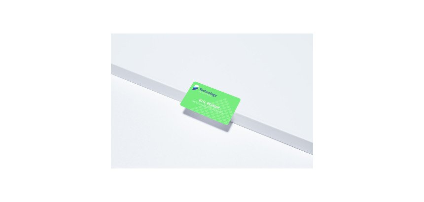 Badge laser Avery adhésif blanc cadre bleu 50 x 80 mm - Boîte de 200