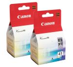 Pack cartouche Canon CL 41 de (2 x 3 couleurs) pour imprimante jet d'encre