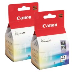 Pack cartridges Canon CL 41 (2 x 3 kleuren ) voor inkjetprinter
