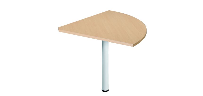 Angle de liaison 90 ° plateau hêtre pied tube Essens