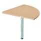 Angle de liaison 90 ° plateau hêtre pied tube Essens