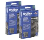 Brother LC1100 lot de 2 couleur noire