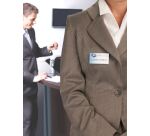 Badge Avery à épingle 40 x 75 mm - Boîte de 100