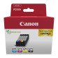 Canon CLI571 pack met 4 cartridges - 1 zwarte + 3 kleuren voor inkjetprinter