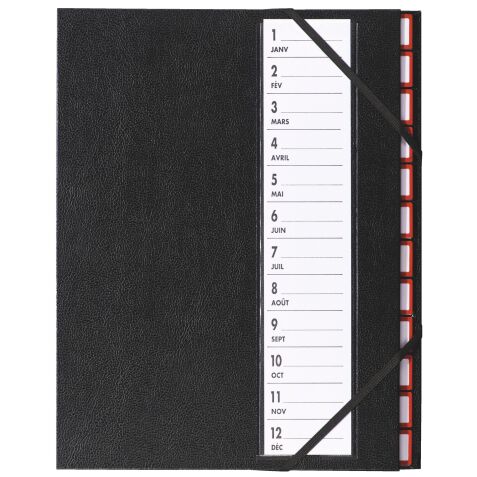 Trieurs luxe onglets métal Extendos 12 divisions