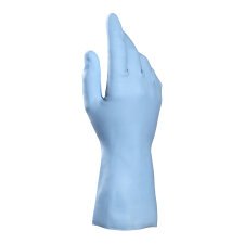 Pair of blue latex household gloves Vital 117 Mapa