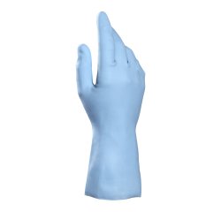 Guantes de limpieza latex azul Vital 117 Mapa